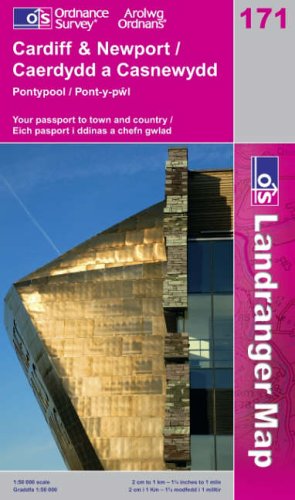 Cardiff and Newport, Pontypool (Landranger Maps) (OS Landranger Map)