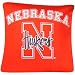 My Team Nebraska Cornhuskers Squishy Microbead Square Pillow