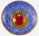Blue Lagoon Medium Carved Bowl