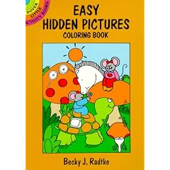 Easy Hidden Pictures Coloring Book (Dover Little Activity Books)