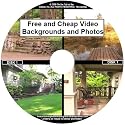 video backgrounds and photos on 2 DVDs