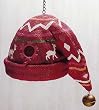 Sculpted Winter Toboggan Cap Christmas Birdhouse With Bell