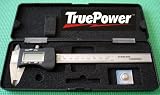 True Power 6(150mm) Stainless Steel Digital Vernier Caliper with Inch Fractions/Decimal SAE/Metric Unit Display & Conversion