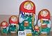 Toys : Russian Nesting Nested Stacking doll 5 pcs / 6 in Women with yoke #fa-06 fa-08