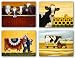 Ride To The Fair-Waiting For Company-Sunflower Cow-First In Class Set by Lowell Herrero