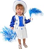 Girl's Toddler Dallas Cowboys Cheerleader Costume