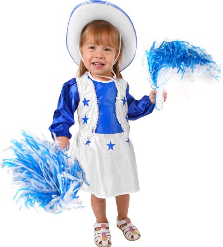 Girl's Toddler Dallas Cowboys Cheerleader Costume