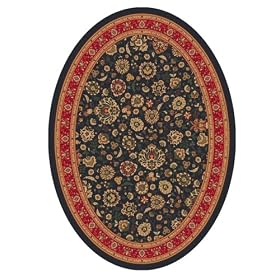 Stainmaster® Aydin Area Rug - Ebony (78"x109" Oval) by Stainmaster