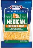 Kraft, Mexican Style Cheddar Jack, Shredded, 8 oz