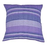 Delightful Home Decor Sky Blue Color Cotton Cushion Cover Throw Pillow Cover Comforter Set India (Size 16 X 16) (2 Pcs)
