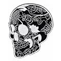Aufn�her B�gelbild Aufb�gler Iron on Patches Applikation Totenkopf Skull Biker Tattoo Rock