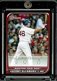2008 Bowman # 199 Jacoby Ellsbury - Boston Red Sox - MLB Baseball Card in Protective Screw Down Display Case!