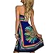 ZANZEA Womens Boho Sexy Floral Print Tube Summer Short Dress Long Skirt 3 in 1