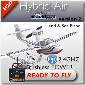 Hybrid Air RTF RC Electric Remote Control Plane, NOW WITH 2.4Ghz Radio and Rx, NEW by 
