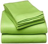  : Pike Street Fleece Queen Sheet Set, Lime