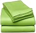 Pike Street Fleece Queen Sheet Set, Lime