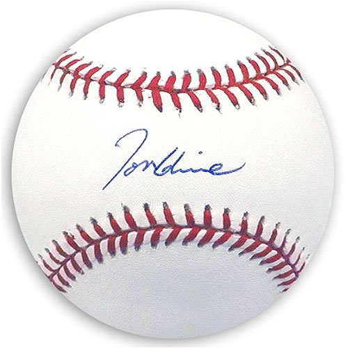 Tom Glavine Autographed Baseball