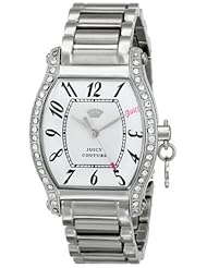 Juicy Couture Womens 1901141 Dalton Analog Display Quartz Silver Watch