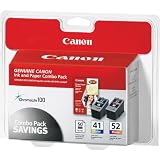 J&R Music and Computer World提供 Stationery&Grocery Online Shop Ranking 15. Canon CL-41/CL52 Cartridges & Photo Paper Glossy Combo Pack (0617B016)