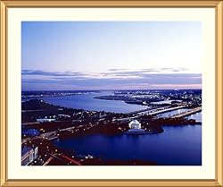 A Day Dawns in Washington Photograph - Beautiful approx. 25x29-inch Framed & Matted Photographic Print by Carol M. Highsmith