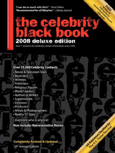 The Celebrity Black Book 2008: Over 55,000 Accurate Celebrity Addresses (Celebrity Black Book)