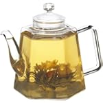 GROSCHE VIENNA Stove top water Kettle and Infuser glass Teapot 1250ml 42 fl. oz