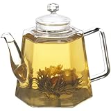 GROSCHEVIENNAStovetopwaterKettleandInfuserglassTeapot1250ml42fl.oz