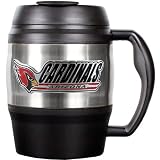 NFL Arizona Cardinals 52-Ounce Stainless Steel Macho Travel Mug with Bottle Opener