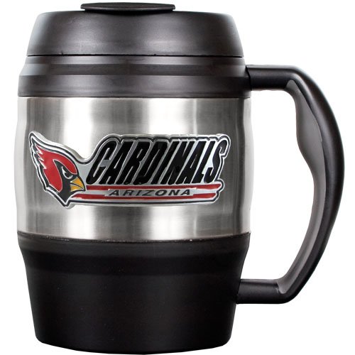 MLB St. Louis Cardinals 52-Ounce Stainless Steel Macho Travel Mug with Bottle Opener