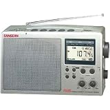 Sangean PR-D3 Radio digitale AM / FM / LW Alarme Haut-parleur Argentpar Sangean