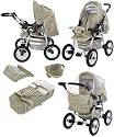 Tako Drifter in limited edition cream - full travel system --> foldable 3 in 1 pram & pushchair and matching car seat