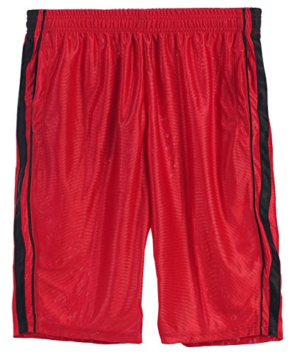 Gioberti Big Boys Sports Athletic Basketball Shorts, Elastic Waist