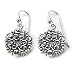 Barse Sterling Silver Round Scroll Earrings