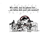 Eigenschaften Nici 60470 / NICI Postkarte, Nr. 1, Wie schön das du geboren bist ...