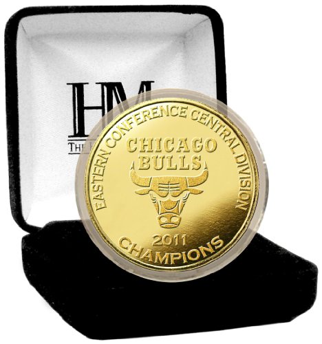 NBA Chicago Bulls 2011 Division Champs 24KT Gold Coin
