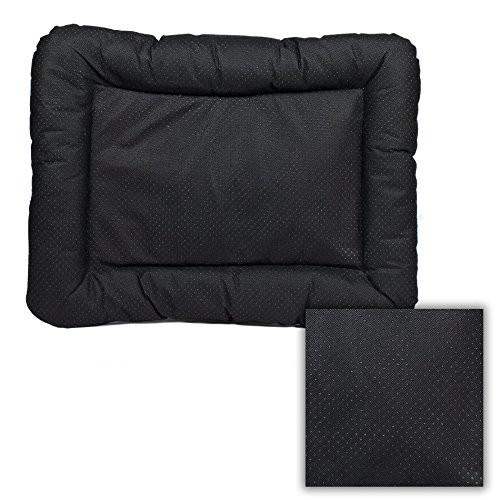 Dog Crate Pad Bolster Bed Pet Mat Waterproof Bone Pattern Dog