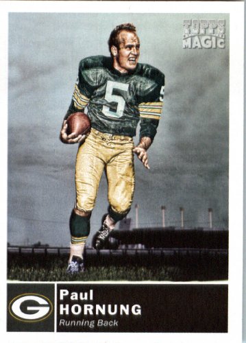2010 Topps Magic Football Card # 18 Paul Hornung - Green Bay Packers - NFL Trading Card in Screwdown Case!