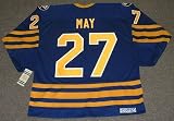 BRAD MAY Buffalo Sabres 1992 CCM Vintage Throwback Away NHL Hockey Jersey