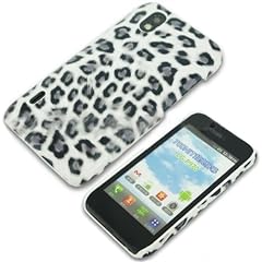 Hartschale H�lle Case Tasche f�r LG P970 Optimus Black inkl. Displayfolie Snow
