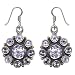 The Earrings for Teens Sterling Silver Amethyst Jewelry 4 inches(erg093)