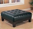 Black Square Cocktail Ottoman By Coaster Furniture