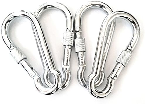 Heavy Duty Locking Carabiners (5 inch Set of 4)