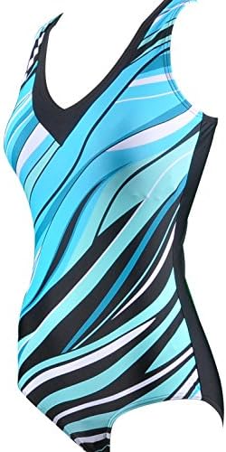 SheInStyle Women`s Beauty PRO Sport One Piece Swimsuit Swimwear M Green
