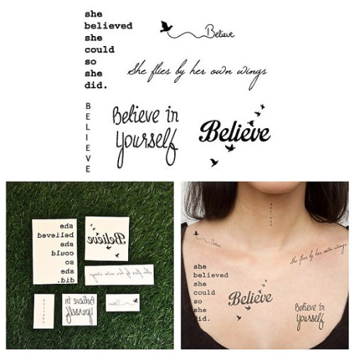 Tattify inspirational temporary tattoos - shiny things …