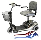 Shoprider GK83-Dasher 3 Wheel Scooter Red/Blue/Champagne