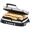 Rommelsbacher KG 2400 Schwarz-Silber Panini Kontaktgrill, 2200 Watt