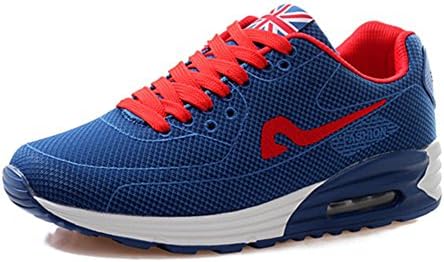 SITYLE Men Breathable Casual Lace-up Mesh Air Sneakers Walking Running Shoes,us 7.5,Sky Blue