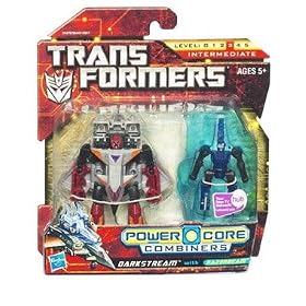 Transformers Power Core Combiners Darkstream Mini-Con Figure with Razorbeam Drone (Hasbro 24478)