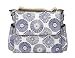 Baby : OiOi Blue Floral Disc Messenger (Blue Floral)
