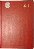 A5 Day to a Page 2012 Burgundy Diary
